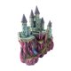 thumbnail image 3 of Castillo de resina para acuario, decoración, cueva de piedra, Accesorios para tanque de peces para Betta Rojo Verde, 3 of 4