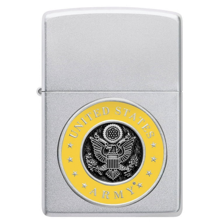 Joined Forces Military Emblem Chrome Lighter – Zippo USA
