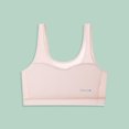thumbnail image 6 of CYRBOKO Girls Sports Bars, Breathable Cotton 3-Pack Comfortable Soft Seamless Bralettes Watermelon Red Size 7-13 T, 6 of 9