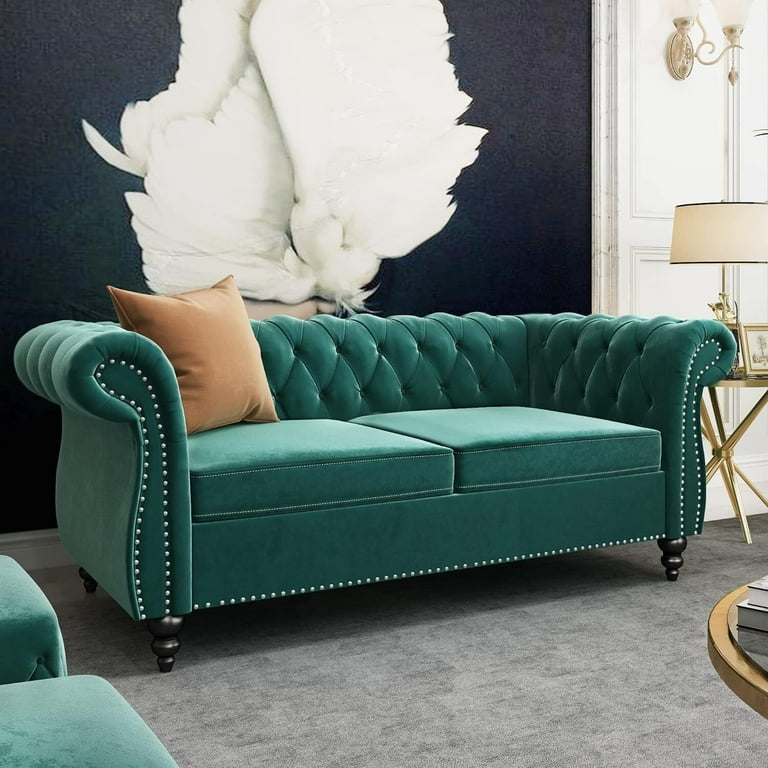 Giratree 3-Piece Living Room Furniture Sets, Green Sofa Sets Giratree 3-Piece Living Room Furniture Sets, Green Sofa Sets