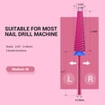 thumbnail image 3 of Brocas para uñas MelodySusie Super Long 5 en 1 Bit-X Pink, 3 of 8