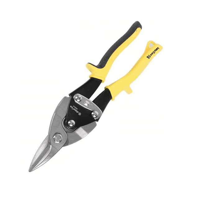 Tijeras Aviador Bloosom Para Cortar Lamina Hojas Forjadas En Acero Amarillo con Negro
