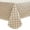 White Dots, variant on Heavy Duty Vinyl Tablecloth with Flannel Backing Waterproof Oil-Proof PVC Table Cloth Stain-Resistant Wipeable Rectangle or Square Table Cover (White Dots, 60X102 Inch)