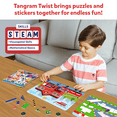 thumbnail image 6 of Skillmatics Tangram Sticker Puzzles - Educational Art & Craft Activity with 150+ Foam Tangram Stickers, Creative Toys & Games for Boys & Girls Ages 4, 5, 6, 7, 6 of 9