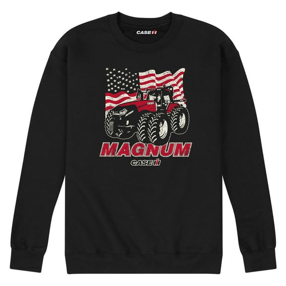 Case IH - Magnum Distressed Flag - Men's Crew Fleece Sweatshirt