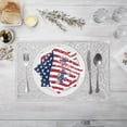 thumbnail image 4 of 4th of July Party Supplies Tableware, Nationalist Disposable Party Supplies Independence Day Veterans Memorial Red White And Blue Party Decorations, 4 of 6