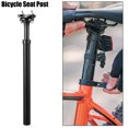 thumbnail image 2 of 30,9x400mm Bicicleta Asiento Poste Ajustable Asiento Tubo con Abrazadera Negro Unique Bargains Tijas y repuestos para sillín de bicicleta, 2 of 6