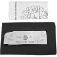 thumbnail image 4 of Fillet Weld Gauge Set Inch / Metric Stainless Steel Weld Inspection Gauge, 4 of 5
