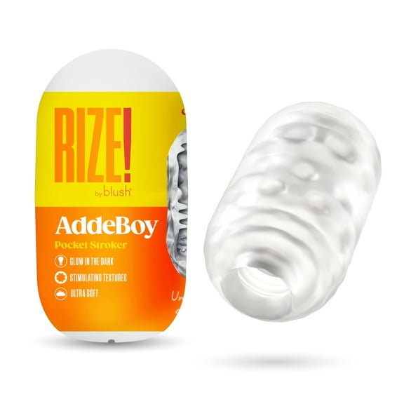 Blush Rize AddeBoy Glow In The Dark Pocket Stroker Male Masturbator Adult Sex Toy