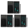 thumbnail image 1 of 3X Calculadora Bloc de Notas Tableta de Escritura LCD de 6 Pulgadas Tableta de Dibujo Digital con Lápiz óPtico Botón de Borrado Función de Bloqueo Negro, 1 of 5