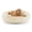 Ivory Beige, variant on 45-Inch Extra Large Calming Pet Bed for Giant Breeds, Anti-Slip Donut Fluffy Faux Fur Cuddler, Washable Warming Bed for Pets Up to 120 lbs, 10-Inch Thick Support