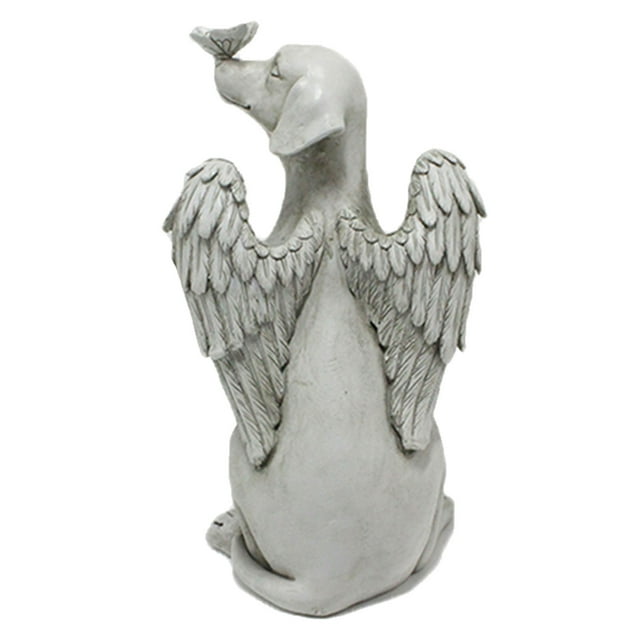 <p>Dog Angel Statue, Multipurpose Hand Carving Beautiful Exquisite Angel Dog Memorial Statue For Garden</p>