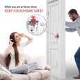 thumbnail image 4 of czcpp-Portable Door Lock for Travel Door Lock Hotel Room Security Devices Apartment Jammer Additional Safety for Traveling Home College 2022 Upgrade (Red), 4 of 4