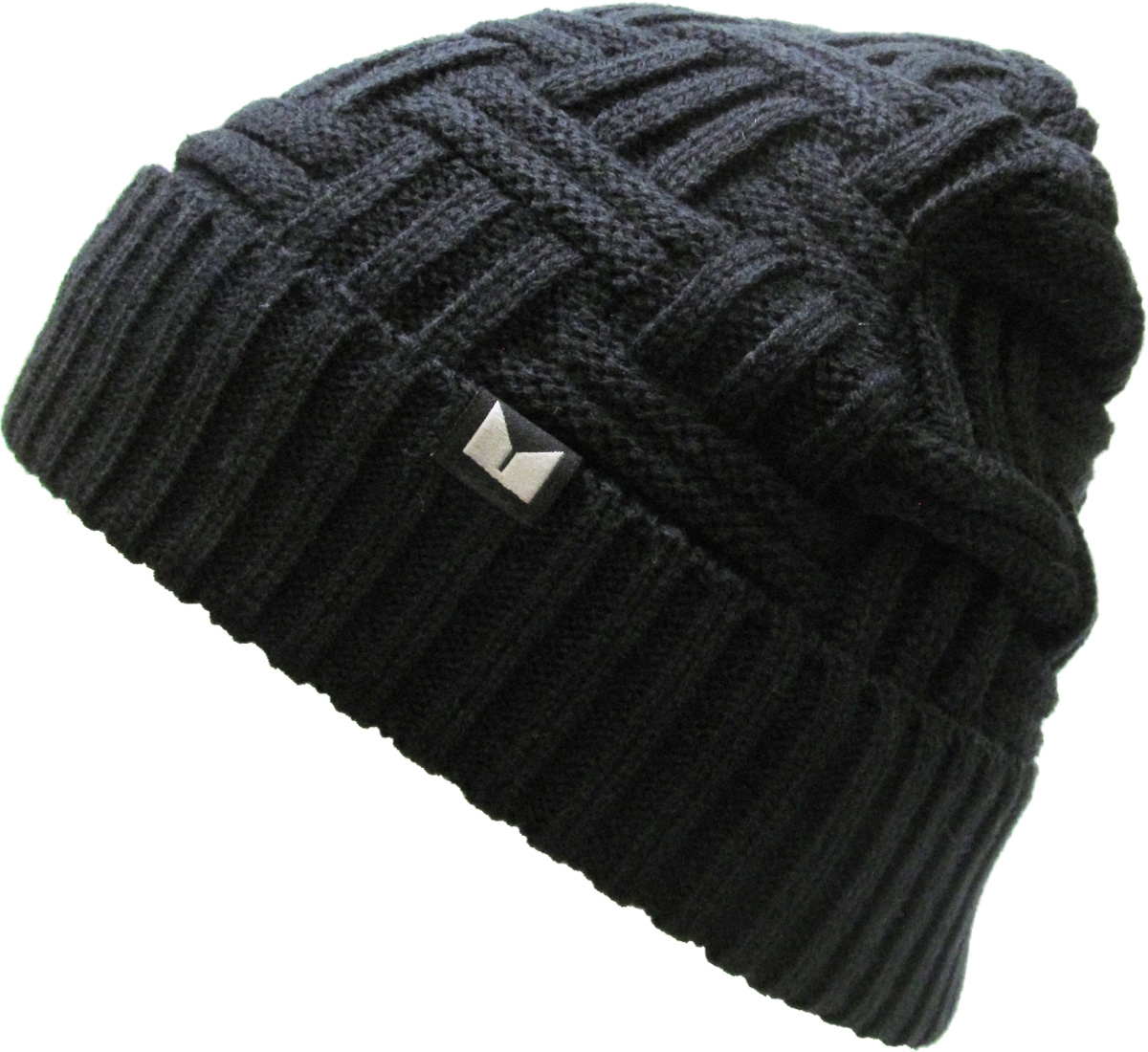 Black knit skull cap Clearance