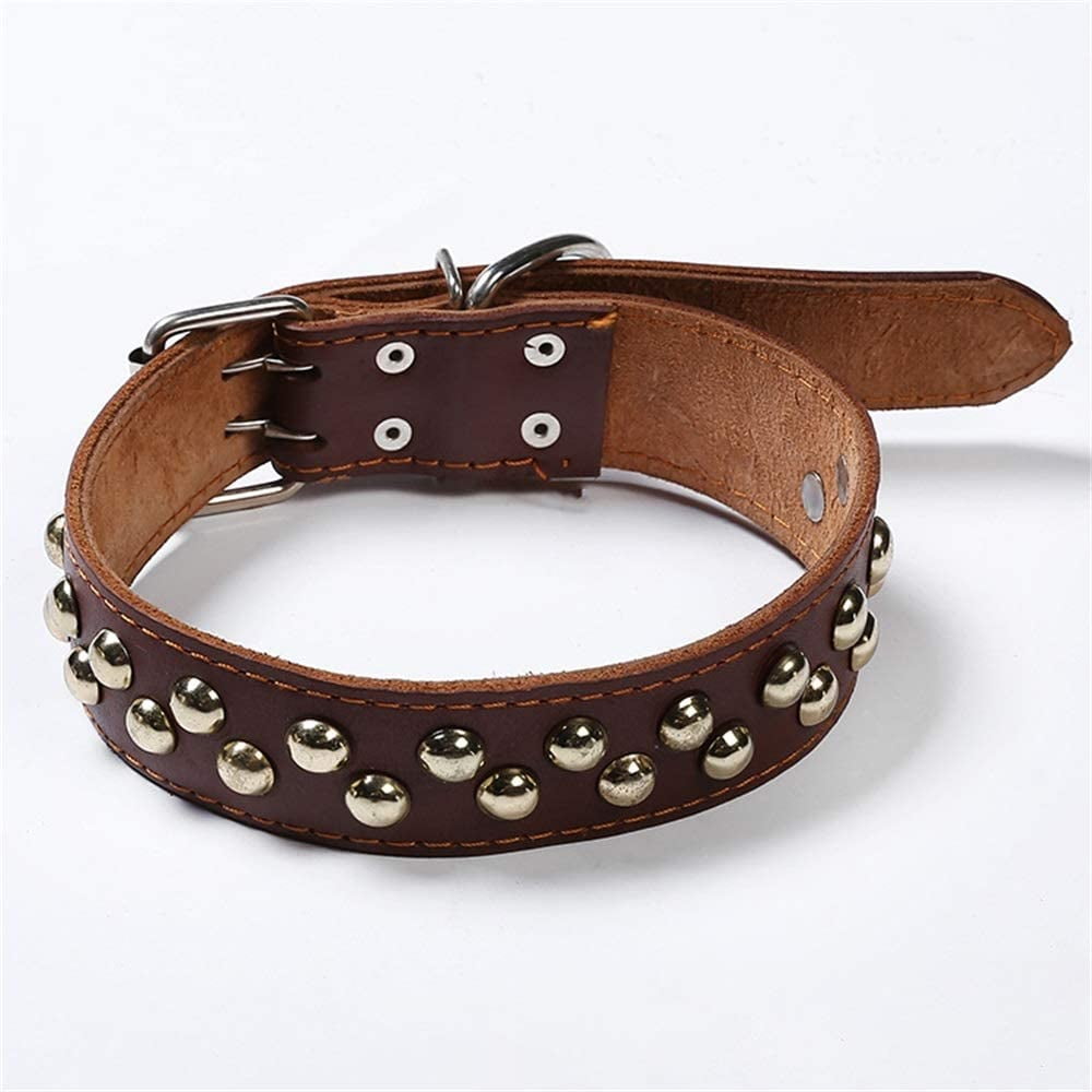 Brown Status Symbols Dog Collar - Medium/Large