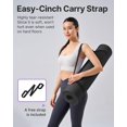 thumbnail image 6 of Yoga Mat Black 72*24*1/2inch Extra Thick TPE Exercise Pilates Fitness, 6 of 7