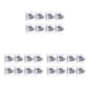 thumbnail image 1 of Bearachild 8 PCS Barra de cortina Soportes Soporte Cortinas Montaje en pared fijo Transparente Type1, 1 of 1