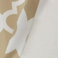 thumbnail image 6 of Best Home Fashion Oxford Basketweave Moroccan Print Curtains, 6 of 7