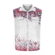 thumbnail image 3 of Camisas de Cuello para Hombres, Moda Casual Día de la Independencia Imprimir Turndown Bolsillos sin Mangas Tanque Deportivo, 3 of 5