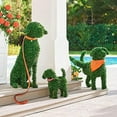 thumbnail image 3 of Decorative Peeing Dog Green Lifelike Artificial Dogs for Garden Courtyard, 3 of 4