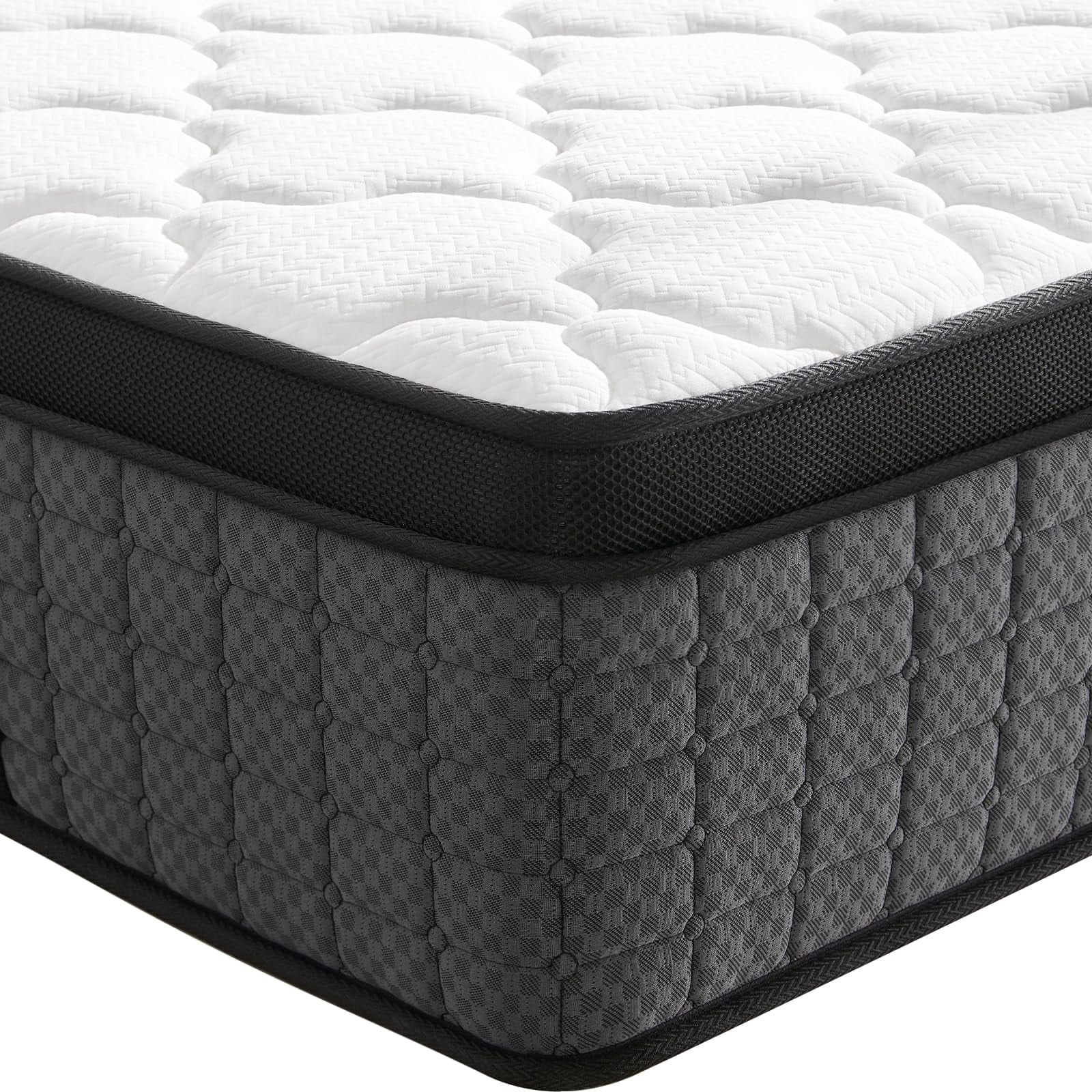 JYYA88BB 14-inch Full Size Gel Memory Foam Hybrid Mattress, CertiPUR-US Certified, (Box)