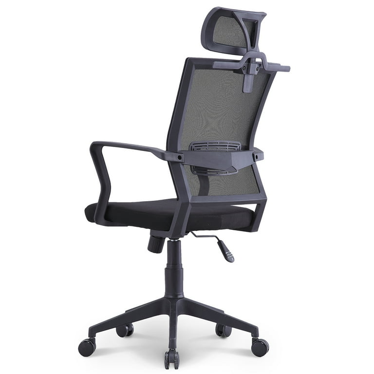 Neo Chair MB-5 Ergonomic Mid Back Adjustable Mesh Home Office Computer Desk Chair, Black