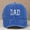 Blue, variant on Embroidered Baseball Cap for Father's Day Featuring Classic DAD Design on Adjustable Style Hat White,One Size