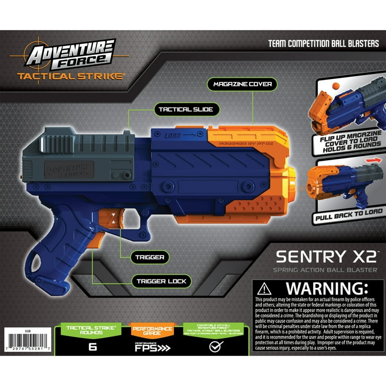 Adventure Force Tactical Strike Sentry X2 Ball Blaster - Walmart.com