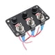 thumbnail image 3 of Interruptor , interruptor de palanca de Metal de 3 bandas, Panel de interruptor de Control para coches Rvs, accesorio de, 3 of 8