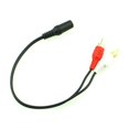 thumbnail image 3 of Mobutofu 1Pack Y Cable 3 5mm Stereo Female To 2 X Male Adapter Copper Wire For Audio Cables, 3 of 4