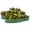 Green, variant on Garvee 2 Pack 4x2x2ft Galvanized Raised Garden Beds Kit,Outdoor Metal Gardening Planter Box,Green