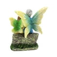 thumbnail image 3 of Mini Fairy Girl Grandma Reading Figurine Garden Accessory Miniature Outdoor Ornament, 3 of 5