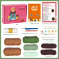 thumbnail image 2 of Cactus Plants Crochet Kit Starter Knitted Gift For Beginners Adults, 2 of 3