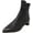 Nero / Nero, variant on Agl Women's Pointed Toe Leather Boot Off White Mid-Calf - 8 M