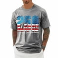 thumbnail image 5 of Men's America 250 Shirt 250 Anniversary Usa Flag Independence Day Freedom T-Shirt Crew Neck Oversized America Pullover Basic Tee, 5 of 6