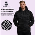 thumbnail image 7 of BILLIONHATS 12 Pack Wholesale Black Hoodie Sweatshirts, Mens Heavyweight Fleece Lined Pullover Hoodies, Bulk Adult Sweatshirts (Large), 7 of 7