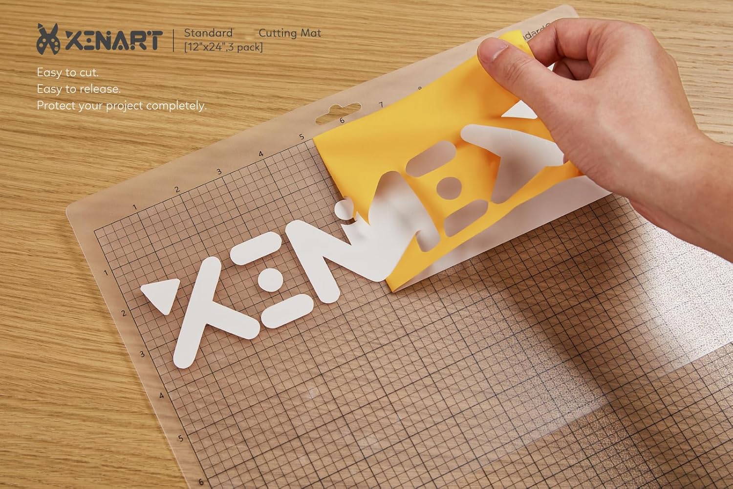 Cutting Mat for Silhouette Cameo 4/3/2/1(3 Mats,12x24 inch) Standard Adhesive Sticky Accessories Craft Vinyl Replacement Cut Mats for Silhouette Cameo