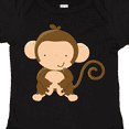 thumbnail image 4 of Inktastic Happy Monkey Boys or Girls Baby Bodysuit, 4 of 5