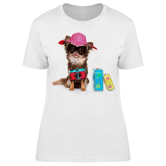 Chihuahua Is Ready For Summer T-Shirt Women -Image by Shutterstock, Female Small
