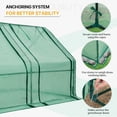 thumbnail image 6 of EAGLE PEAK Mini Garden Portable Greenhouse 71'' x 36'' x 36'' with Zipper Opening for Indoor Or Outdoor Plants, 6 of 10