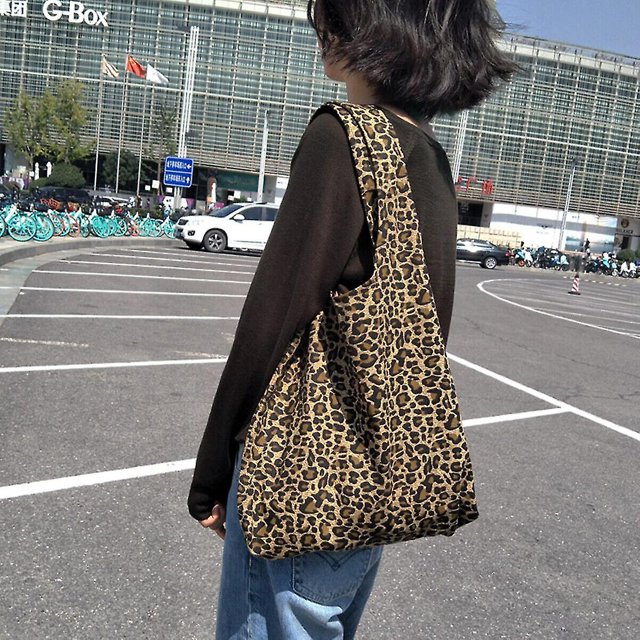1 Uds bolso de compras plegable grande reutilizable para mujer bolso de mano ecológico bolso plegable