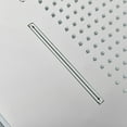 thumbnail image 6 of Ceiling Mounted Rainfall Waterfall Shower Head color changing led Brushed Nickel, 6 of 16