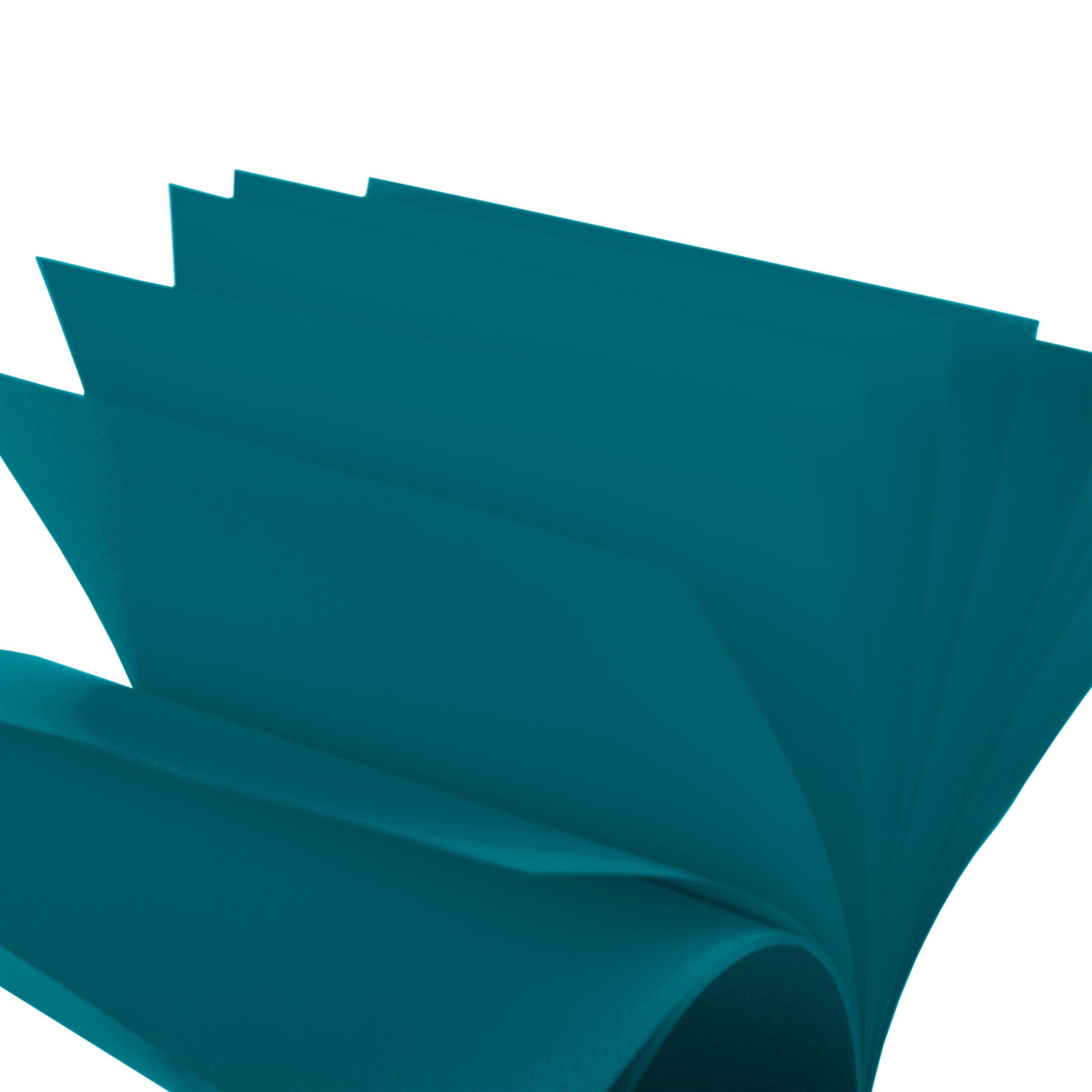 JAM Paper Cardstock, 8 1/2 x 11, 100lb Teal, 50 per Pack