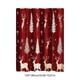 thumbnail image 3 of Cortina de ducha con estampado digital navideño, impermeable, resistente al moho, de poliéster, incluye ganchos, ideal para la decoración del baño., 3 of 6