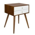 thumbnail image 1 of Table de coin antique hometrends à deux tiroirs, 1 of 5