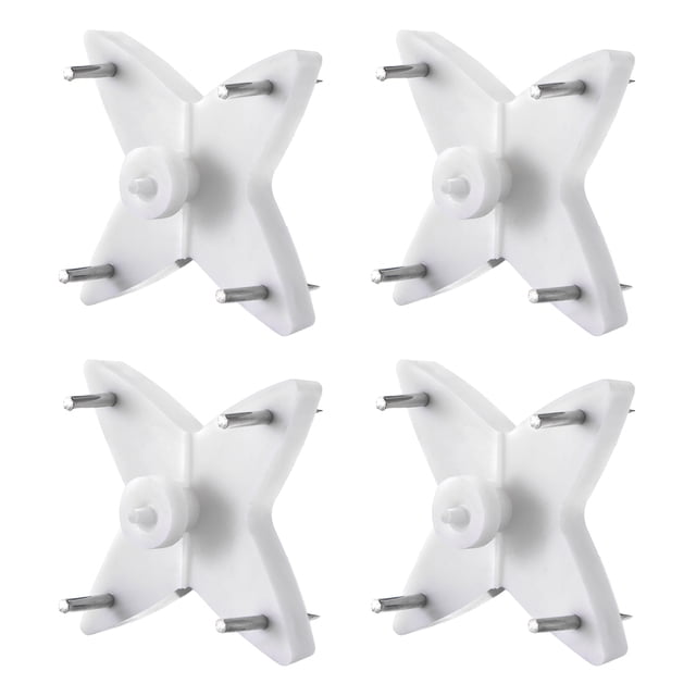 Unique Bargains 17lbs Hardwall Hanger for Hardware, Fasteners & Hooks Wall Mount Non-mark Hook Picture Photo Frame Hangers, 50 Pcs
