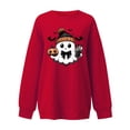thumbnail image 4 of Amzcrzy Chandails en Molleton pour Femmes Halloween Chandail en Molleton Mode Imprimé Ample Manches Longues Blouse Col Rond Chandails en Molleton Sans Capuche Chandails en Molleton pour Femmes Chandails en Molleton et Chandails à Capuchon pour Femmes m, 4 of 4