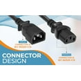 thumbnail image 5 of 20ft Computer Power Extension Cord (IEC320 C13 to IEC320 C14), 5 of 6