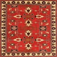 thumbnail image 1 of Ahgly Company Indoor Square Traditional Red Persian Area Rugs, 7' Square, 1 of 6