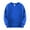 Blue, variant on Mercatoo Toddler Baby Boys Girls Crewneck Pullover Thicked Fleece Lined Sweatshirt Children's Solid Plush Basic Shirt Tops